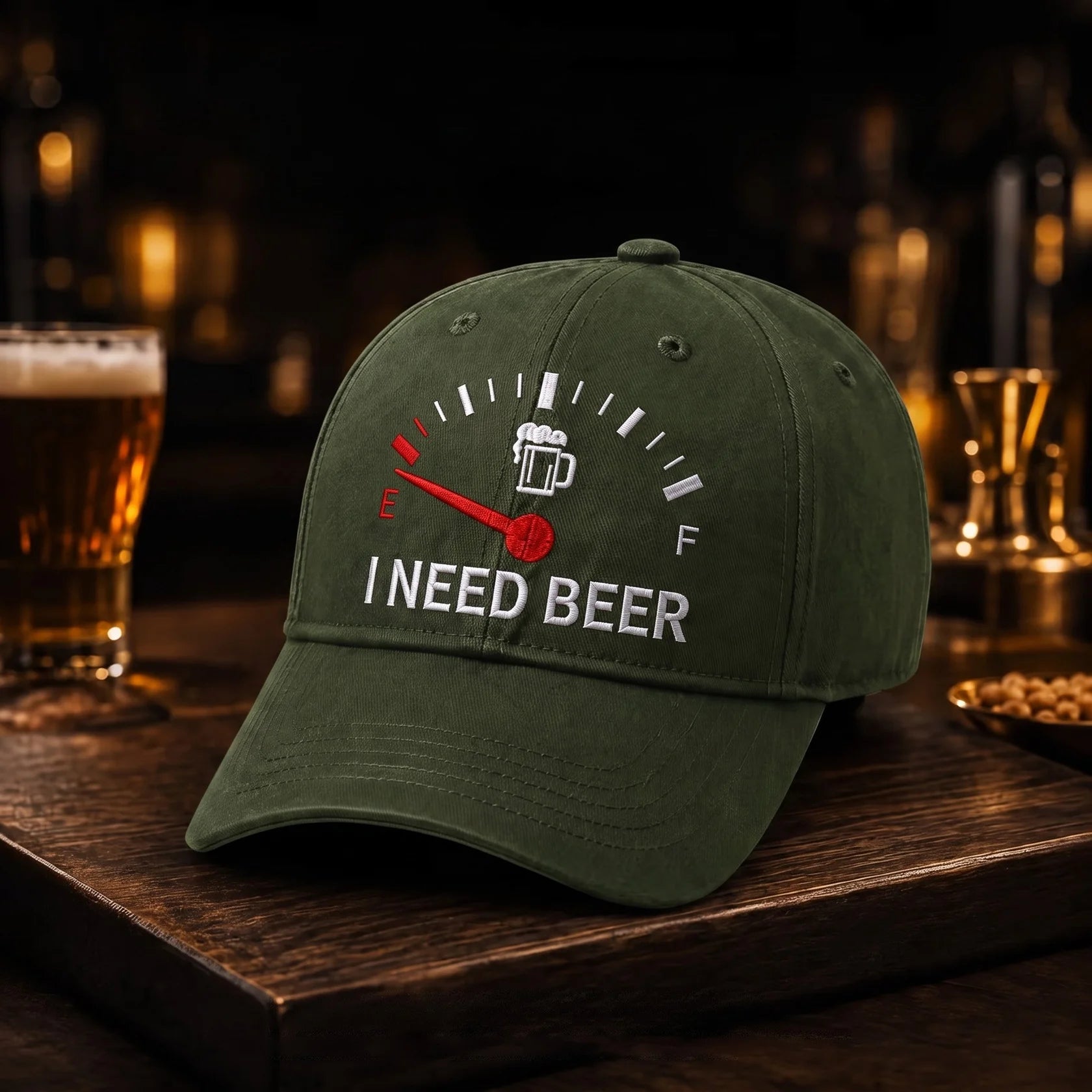 🔥 50% OFF – LAST CHANCE! 🍺 “I NEED BEER” Embroidered Baseball Cap 🧢