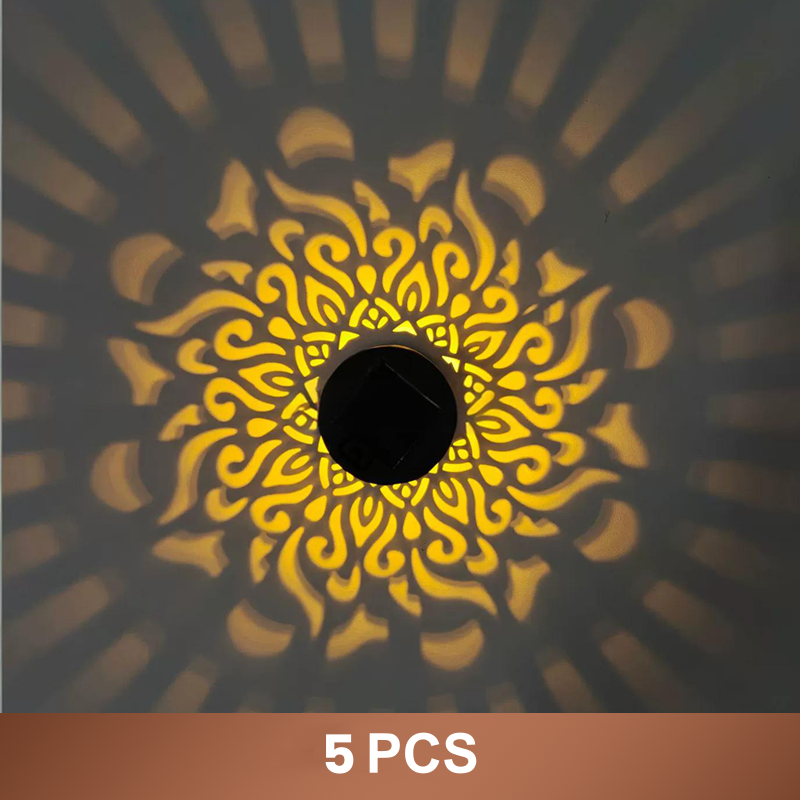 🌞✨✨ Solar Mandala Projection Wall Light