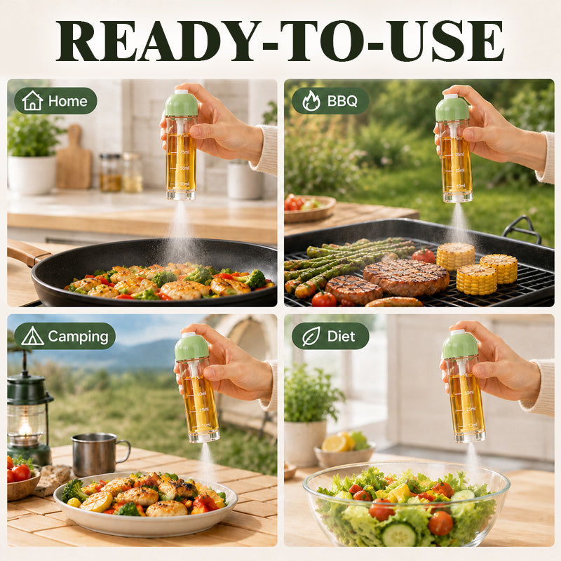 Bottom Spray Cooking Oil Sprayer, Oil Mister Bottle for Air Fryer, Baking & Grilling