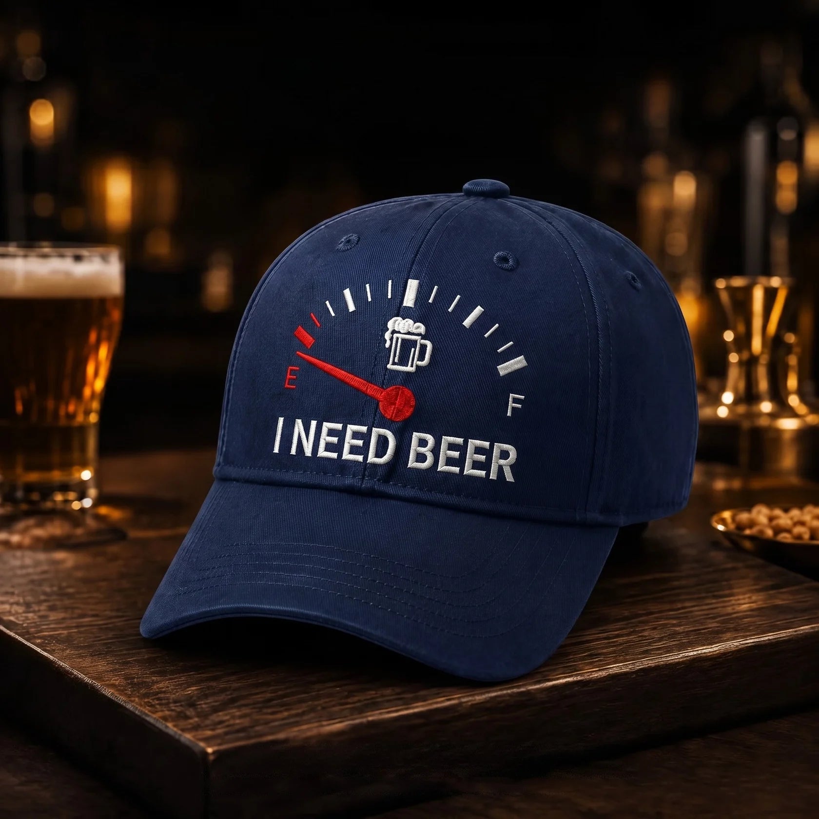 🔥 50% OFF – LAST CHANCE! 🍺 “I NEED BEER” Embroidered Baseball Cap 🧢