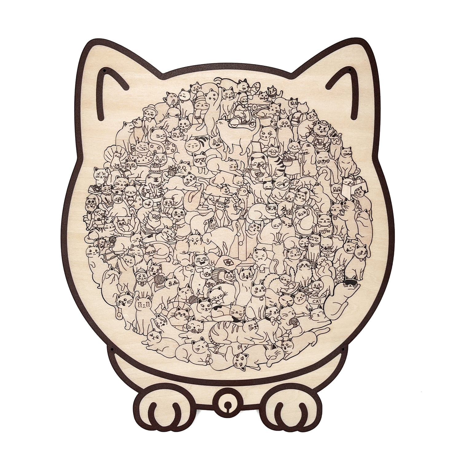 🐶🐱 Cute Puppy & Kitten DIY Puzzle Kit
