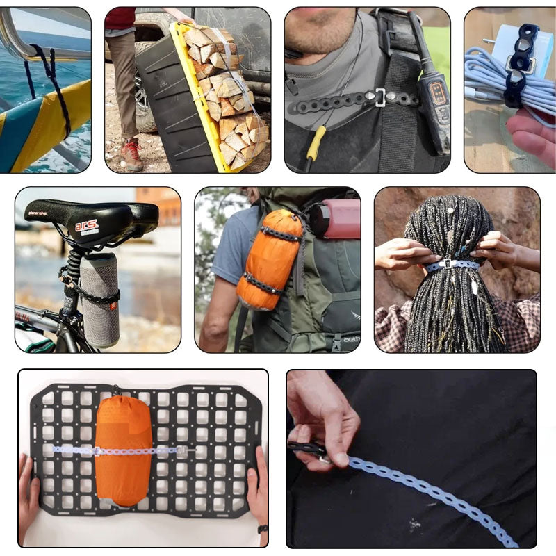 Reusable Silicone Twist Ties for Bundling, Organizing & Storage