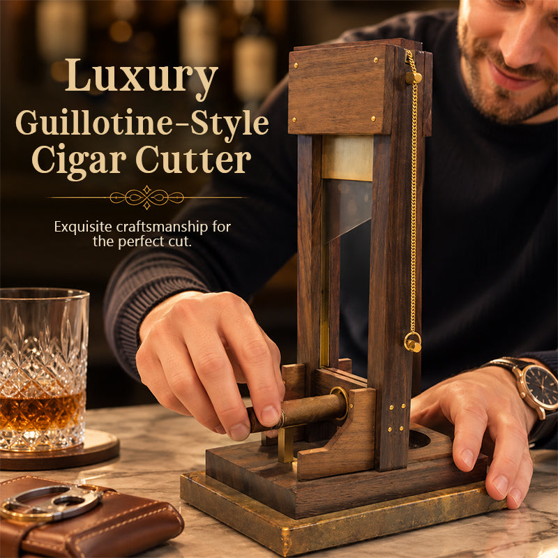 🔥Limited-time 49% off🔥Luxury Desktop Cigar Cutter | Unique Guillotine Style Trimmer