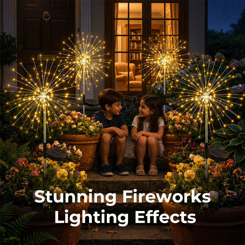 Outdoor Solar Fireworks Lights