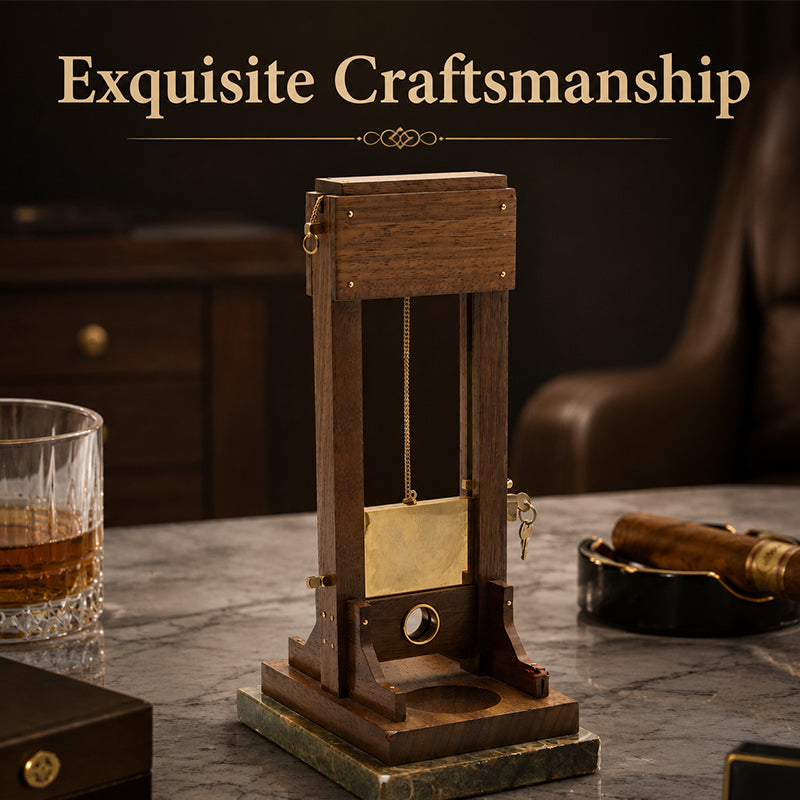 🔥Limited-time 49% off🔥Luxury Desktop Cigar Cutter | Unique Guillotine Style Trimmer