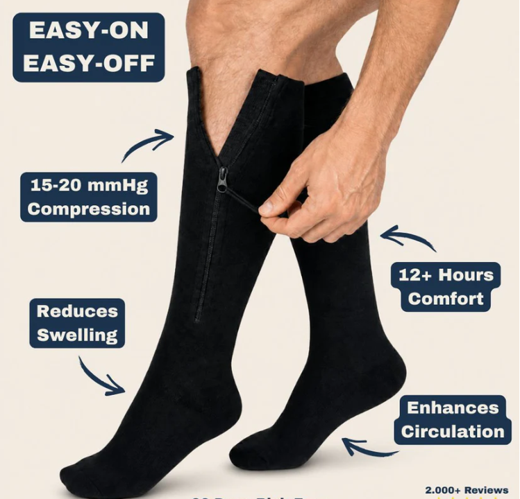 🏃‍♂️ Sports Zipper Socks – Comfort, Support & Easy On/Off（Limited-Time Summer Offer: 30% Off）