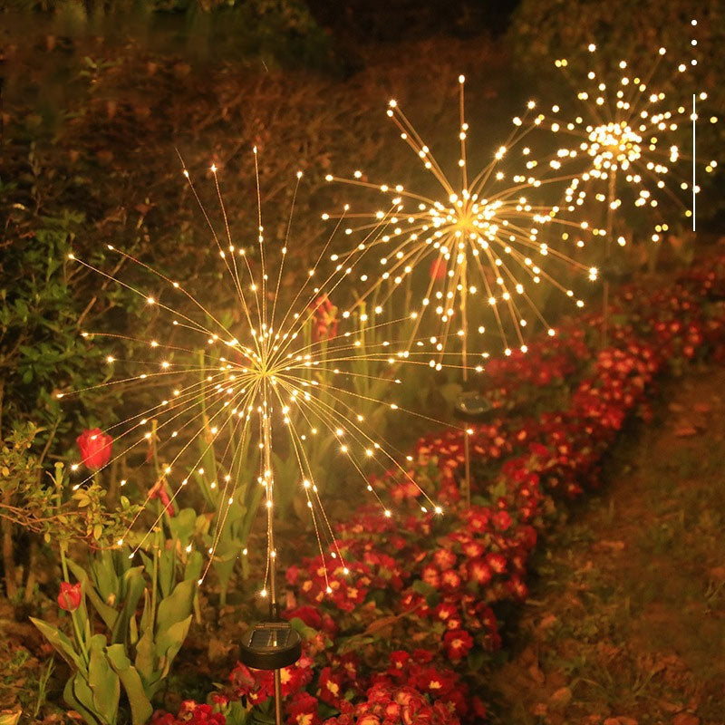 Outdoor Solar Fireworks Lights