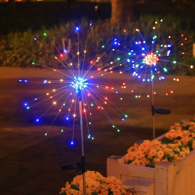 Outdoor Solar Fireworks Lights