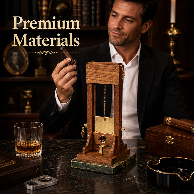 🔥Limited-time 49% off🔥Luxury Desktop Cigar Cutter | Unique Guillotine Style Trimmer