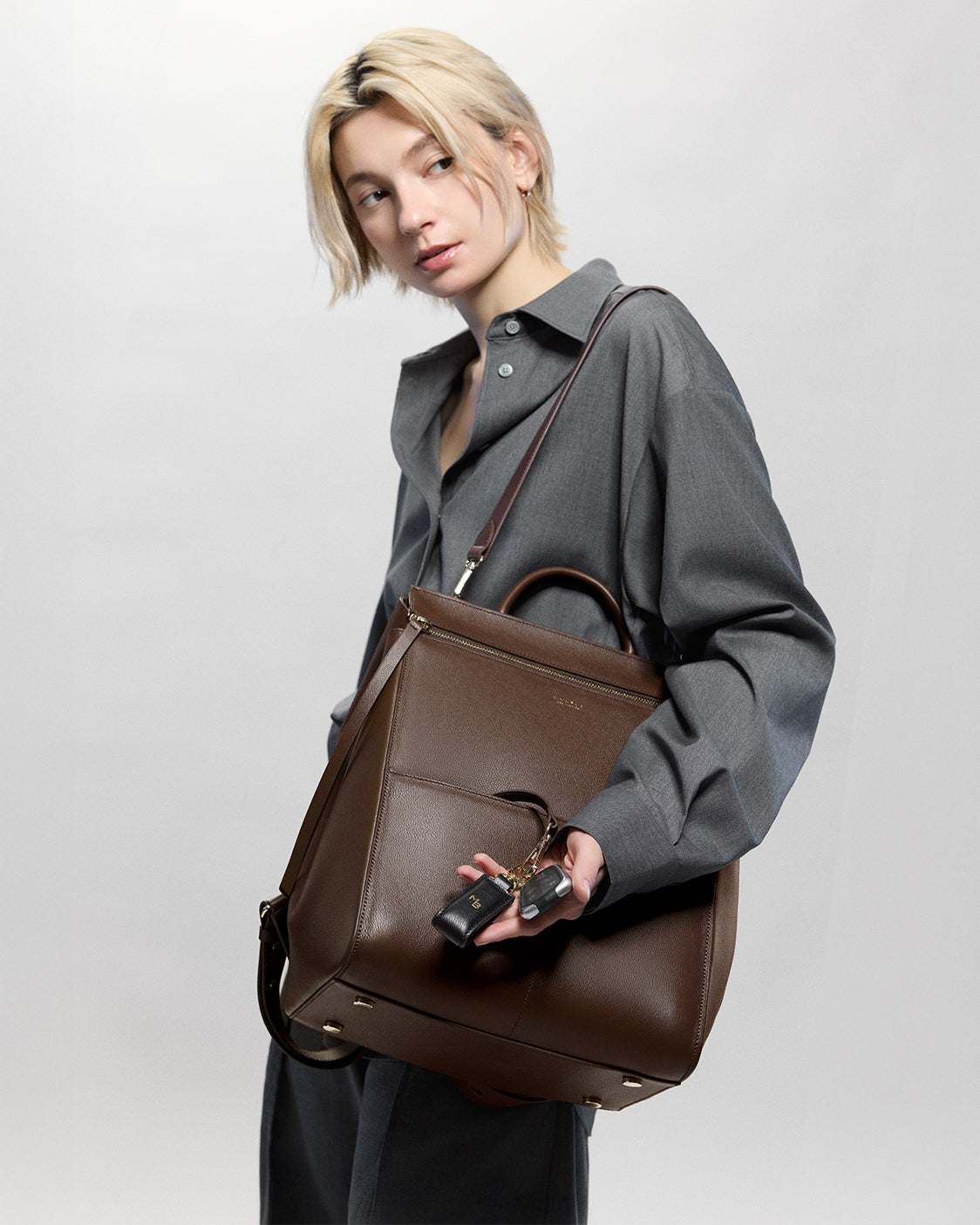 Harper Backpack Leather Midi