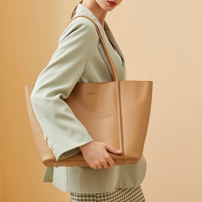 Women’s Genuine Leather Summer Tote Bag