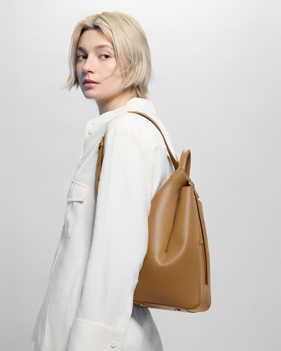 Harper Backpack Leather Midi