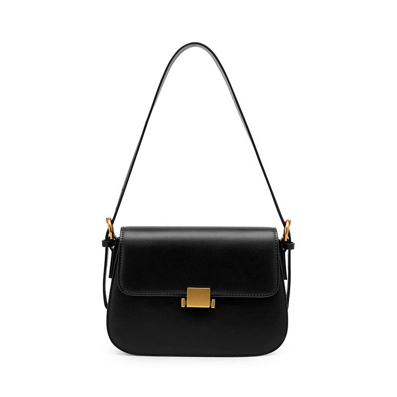 Luxury Minimalist Women's Genuine Leather Shoulder Crossbody Bag