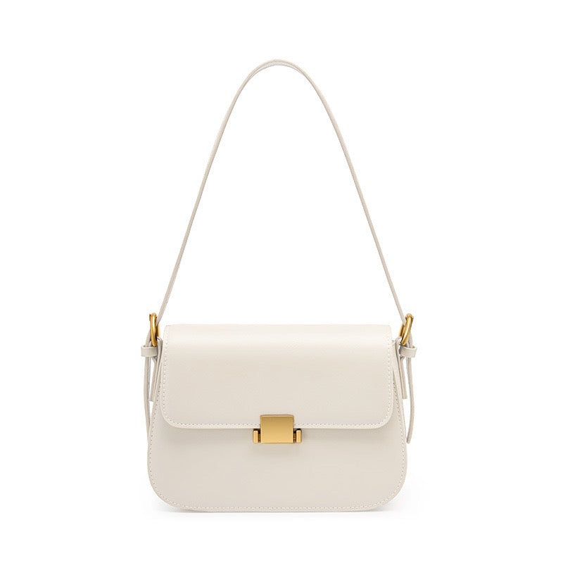 Luxury Minimalist Women's Genuine Leather Shoulder Crossbody Bag