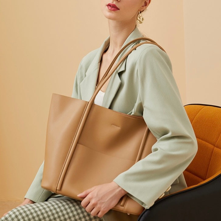 Women’s Genuine Leather Summer Tote Bag