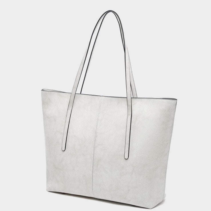 Women’s Genuine Leather Large Tote Shoulder Bag – Daily Commuter Essential