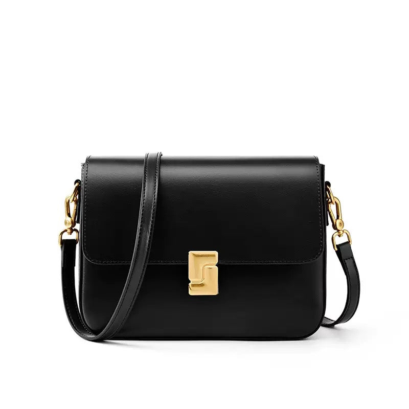 Women’s Genuine Leather Daily Commuter Shoulder Box Bag