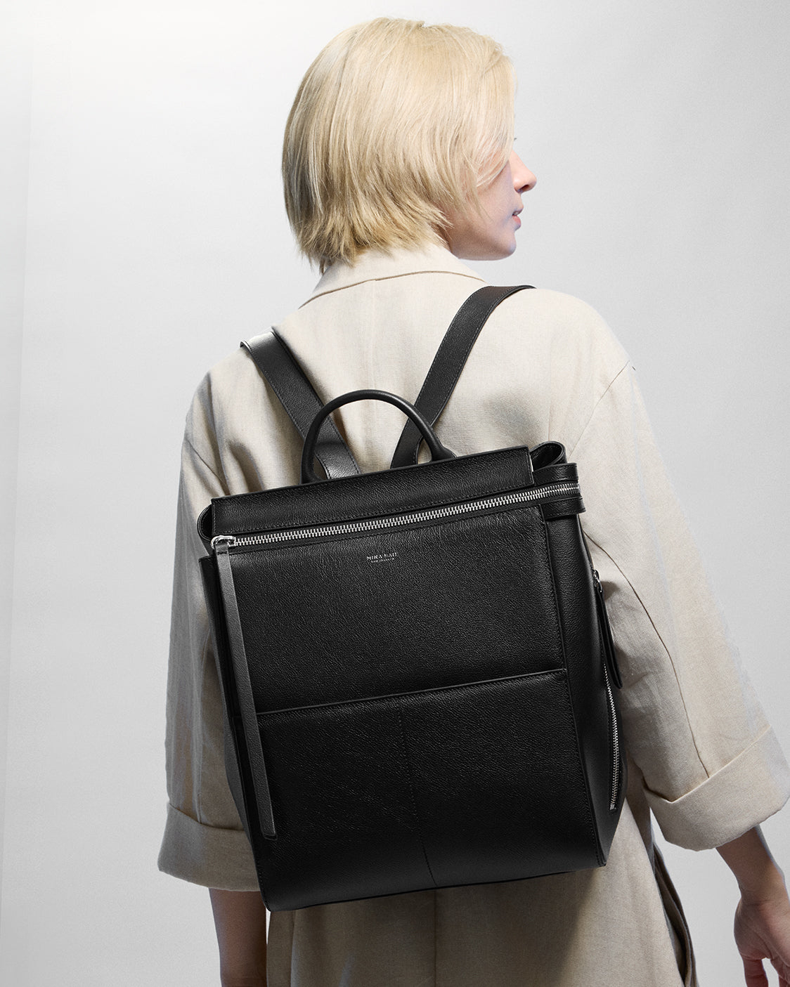 Harper Backpack Leather Midi