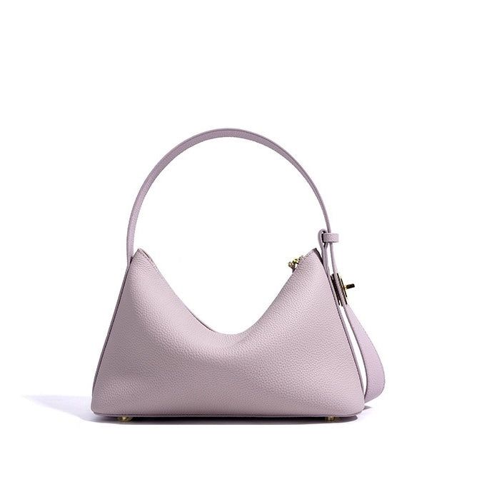 Women's Togo Leather Premium Crossbody Shoulder Dumpling Bag