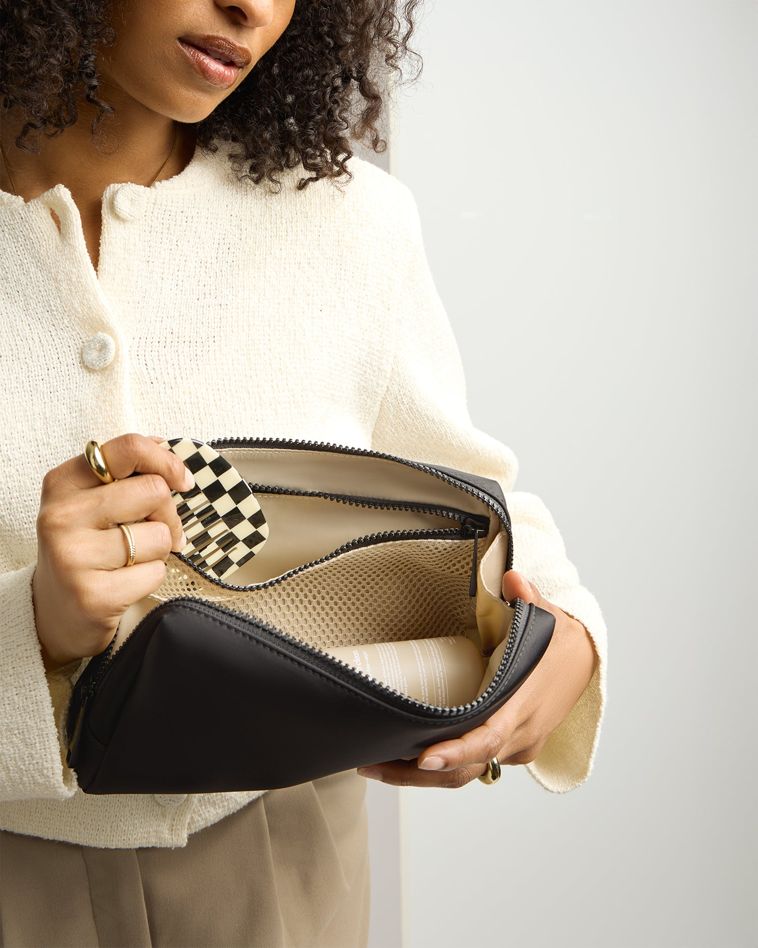 Cosmetic Pouch  Hair Nylon