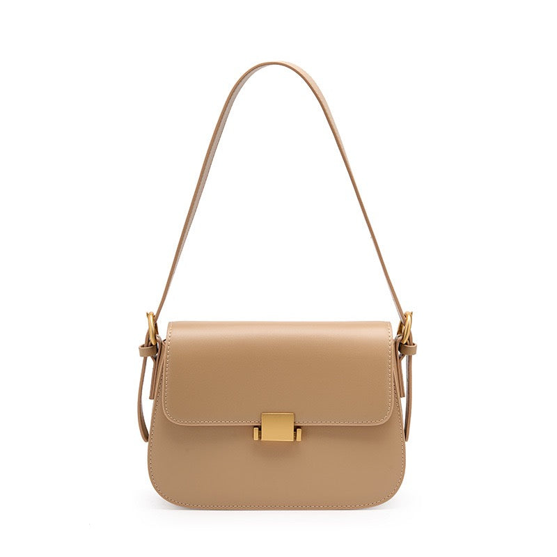 Luxury Minimalist Women's Genuine Leather Shoulder Crossbody Bag