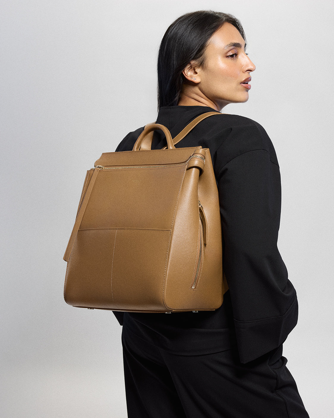 Harper Backpack Leather Full