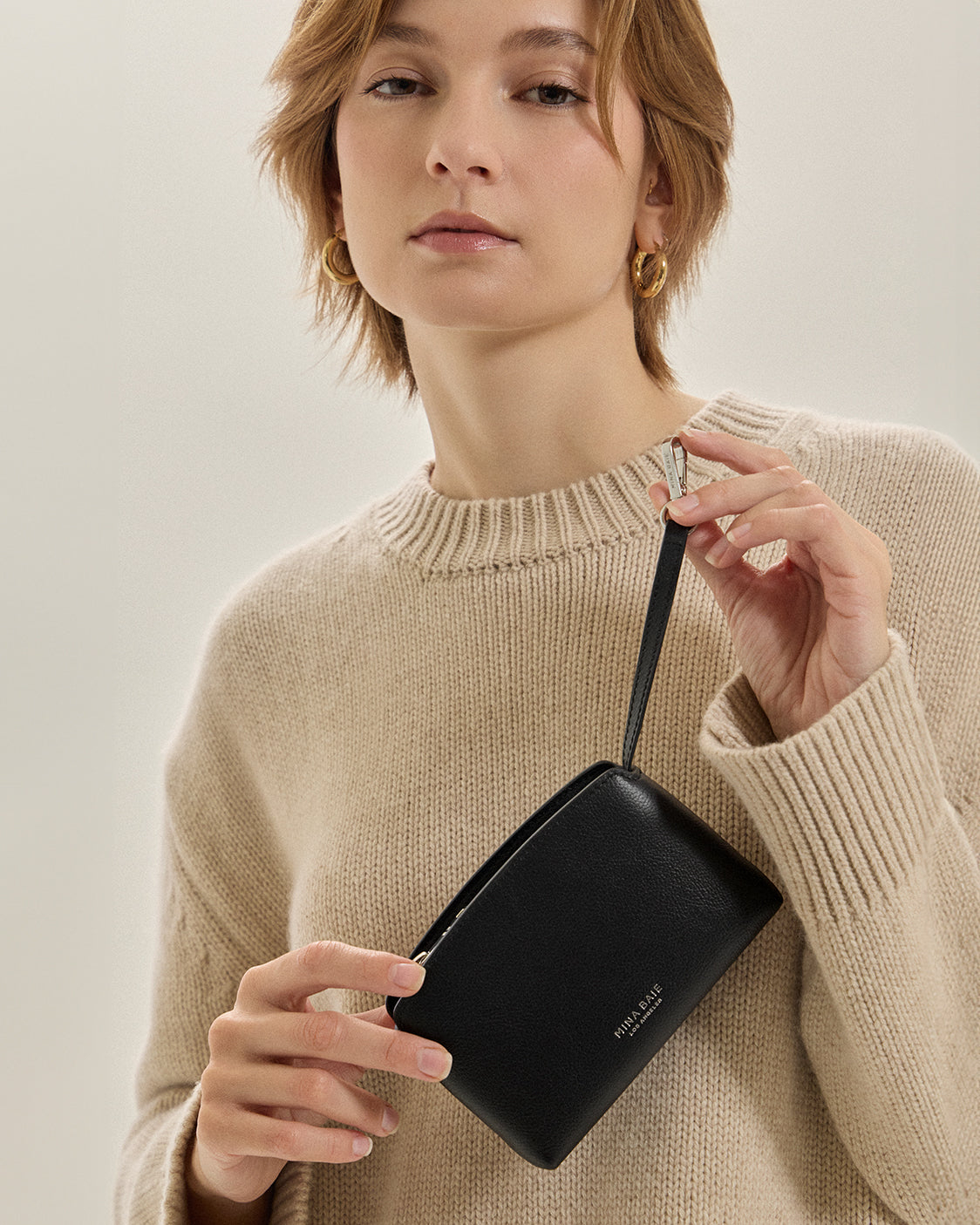 Sophia Pouch Leather