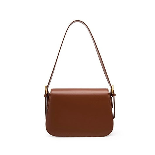 Luxury Minimalist Women's Genuine Leather Shoulder Crossbody Bag