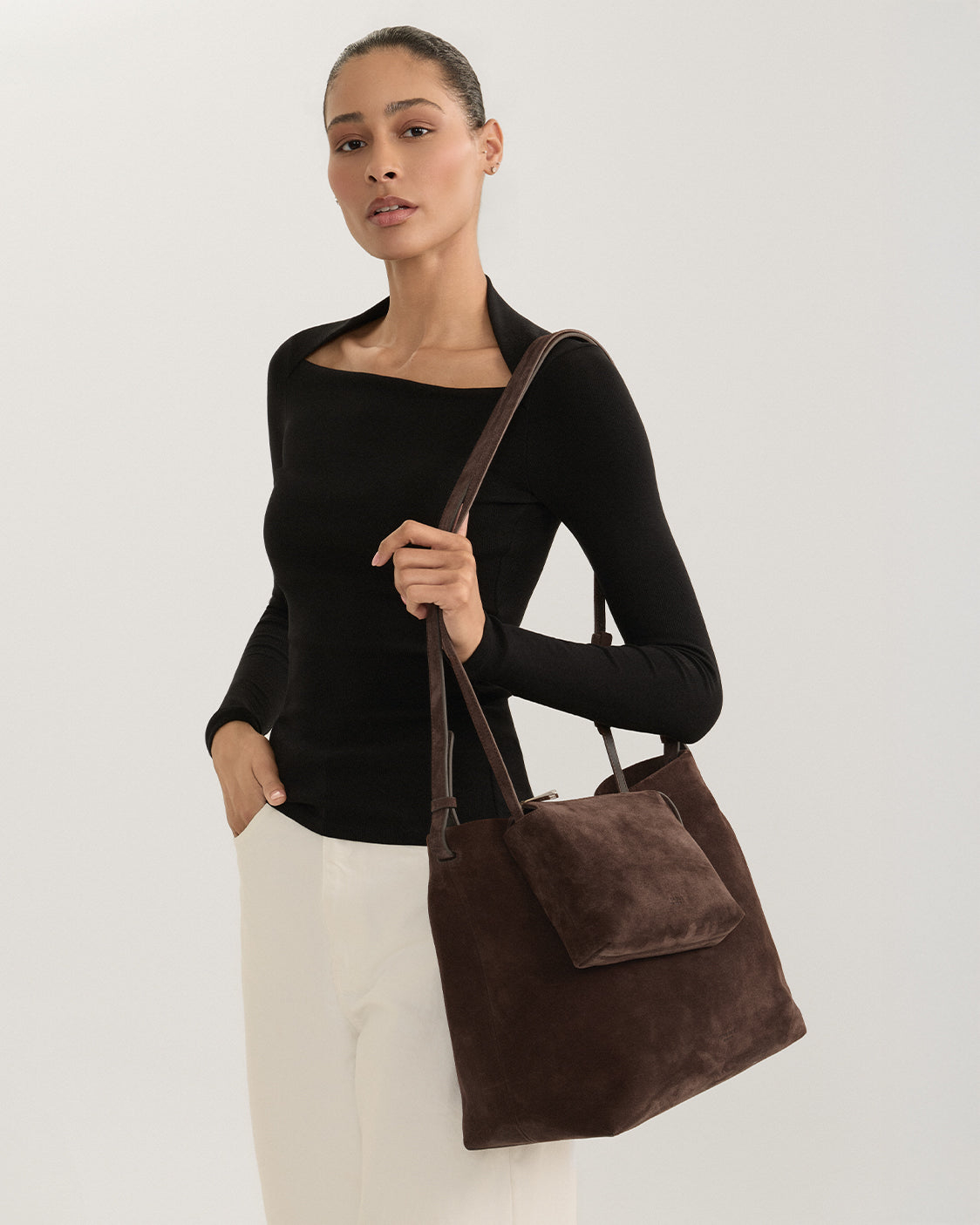Harlow Suede Midi