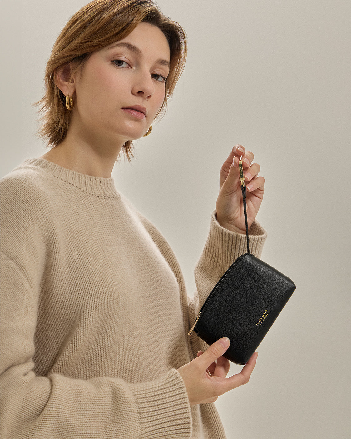 Sophia Pouch Leather