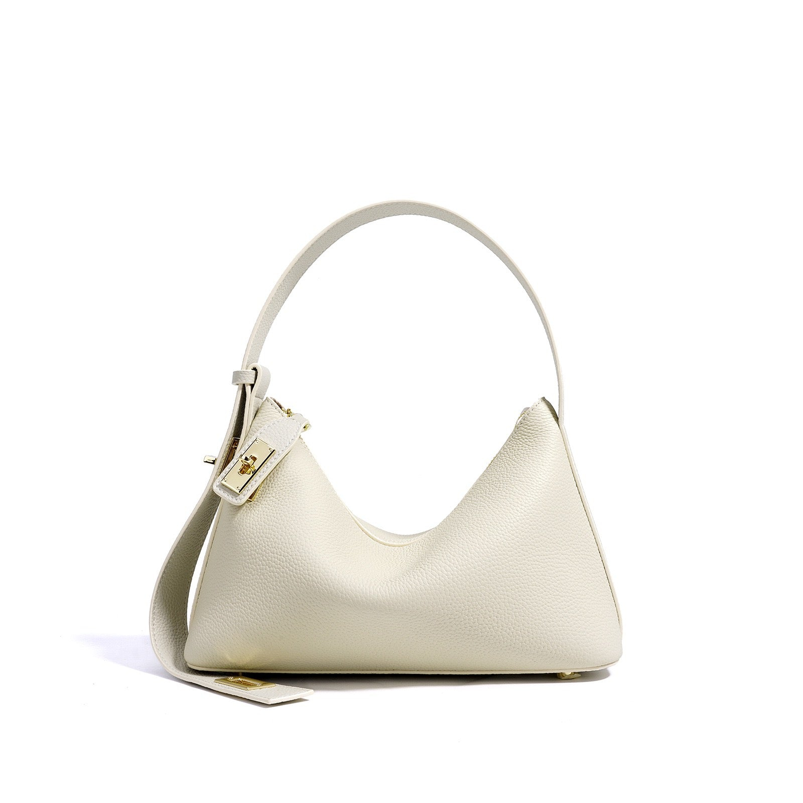 Women's Togo Leather Premium Crossbody Shoulder Dumpling Bag