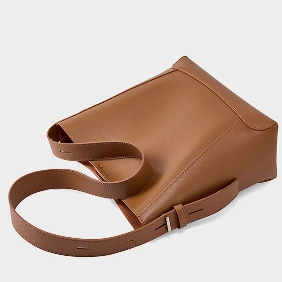 Women’s Genuine Leather Crossbody & Shoulder Oversized Bucket Bag