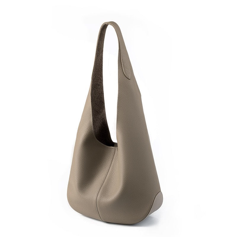 Korean Style Autumn Genuine Leather Tote Bag