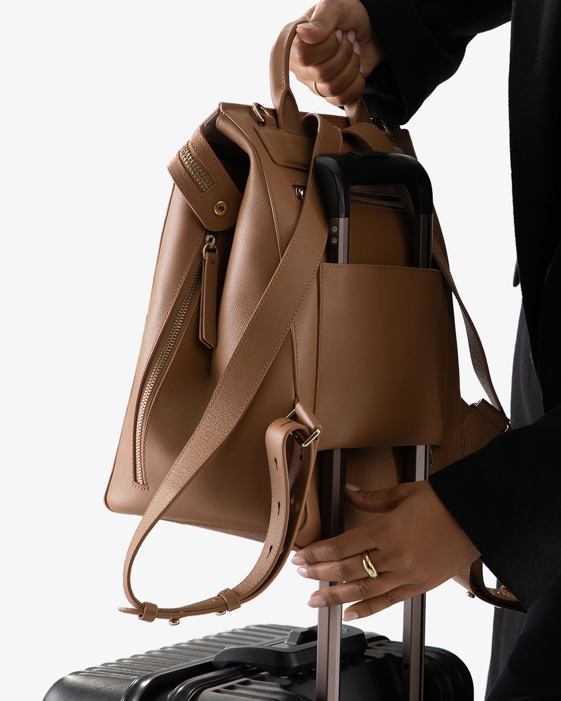 Harper Backpack Leather Midi