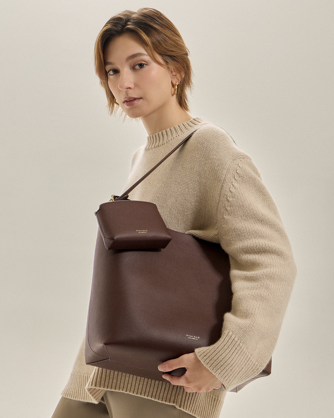 Sophia Pouch Leather