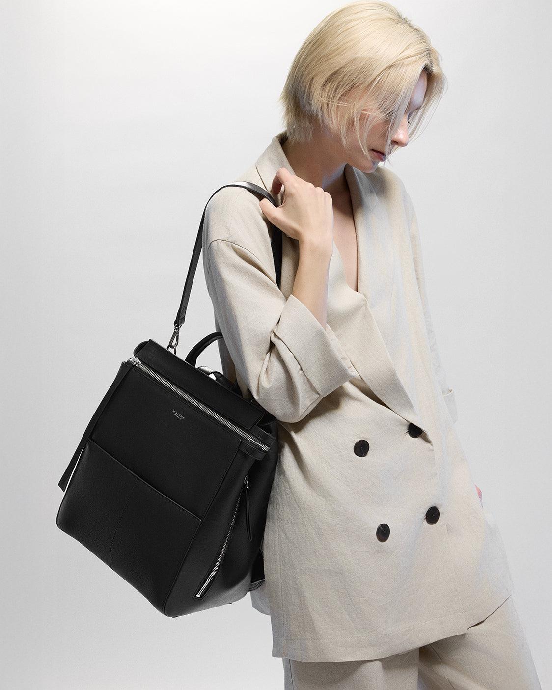 Harper Backpack Leather Midi