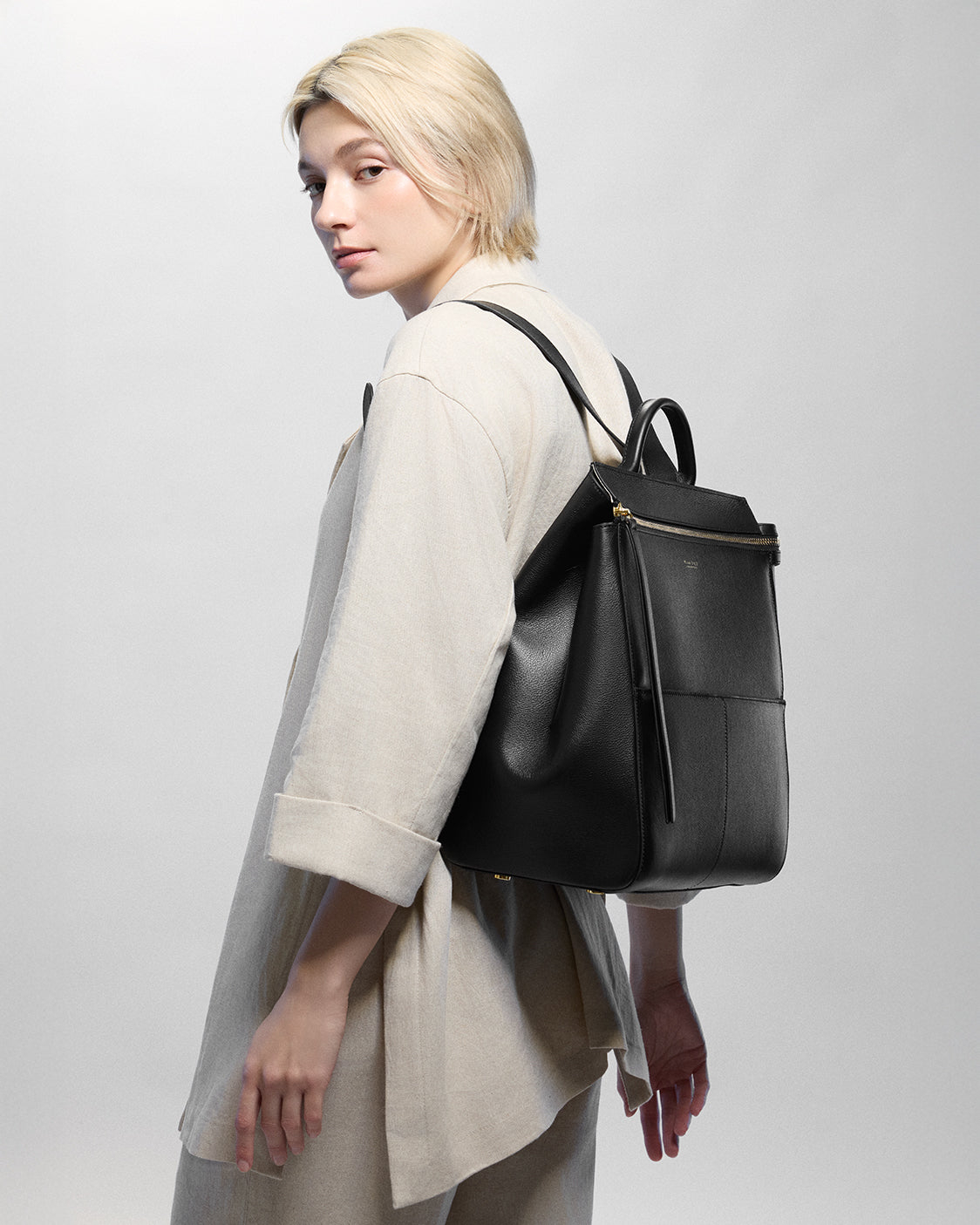 Harper Backpack Leather Midi