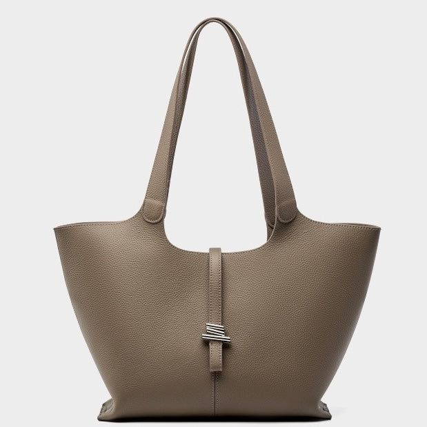 Women’s Genuine Leather Large Capacity Commuter Tote Bag