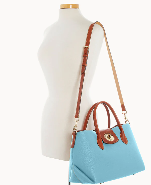 Pebble Turnlock Handle Tote 30