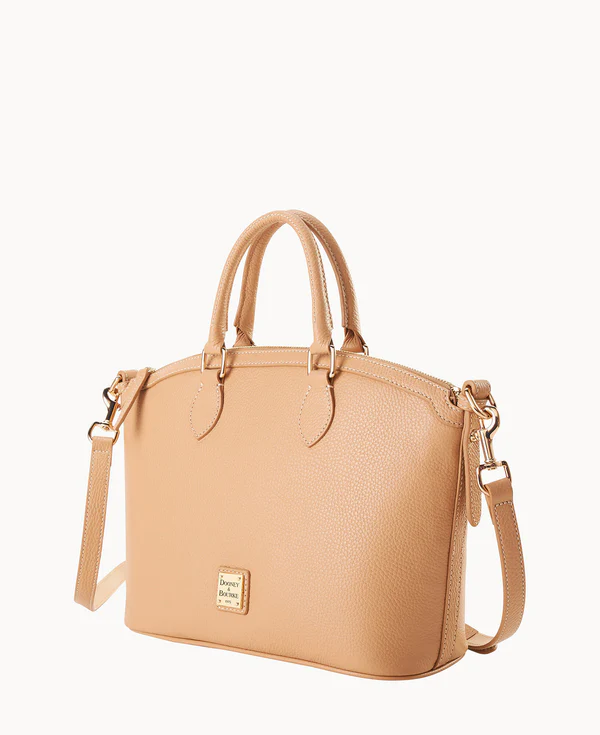 Lucca Leather Domed Satchel