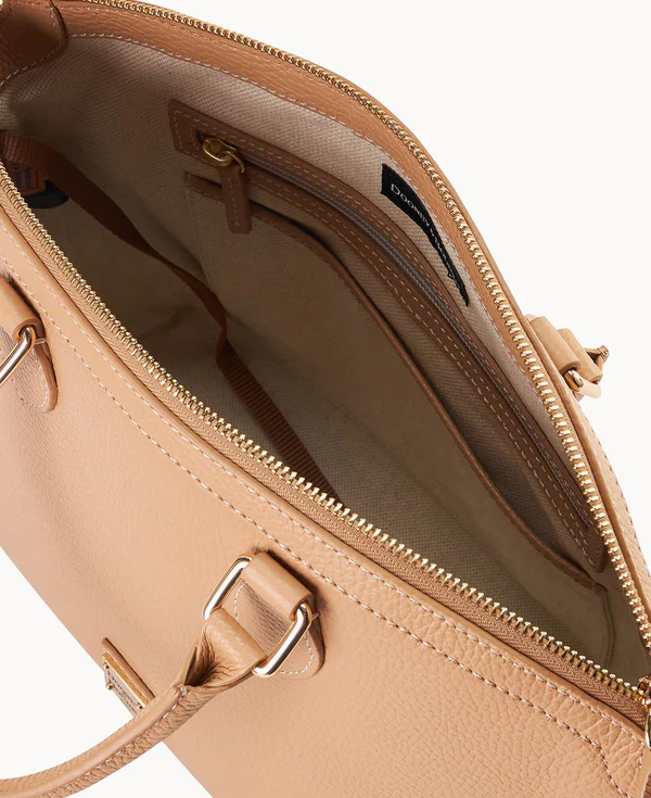 Lucca Leather Domed Satchel