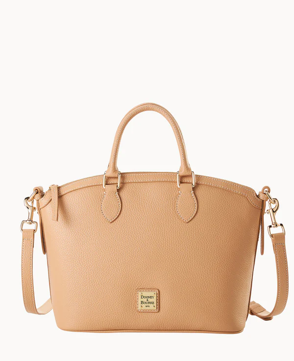Lucca Leather Domed Satchel