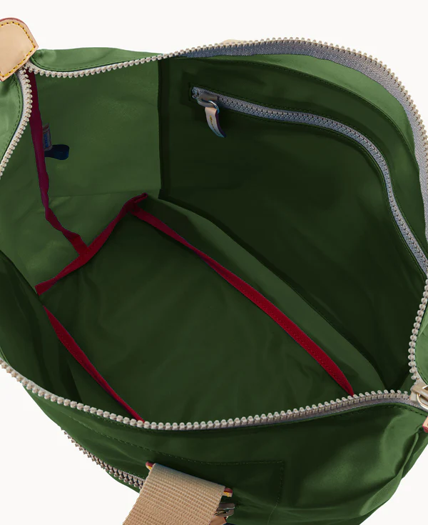 Nylon Front Zip Tote