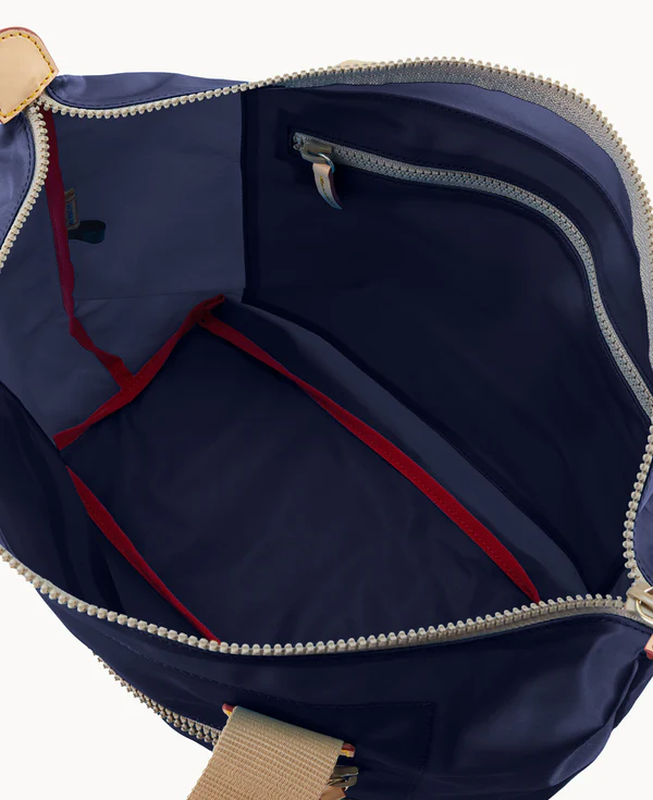Nylon Front Zip Tote