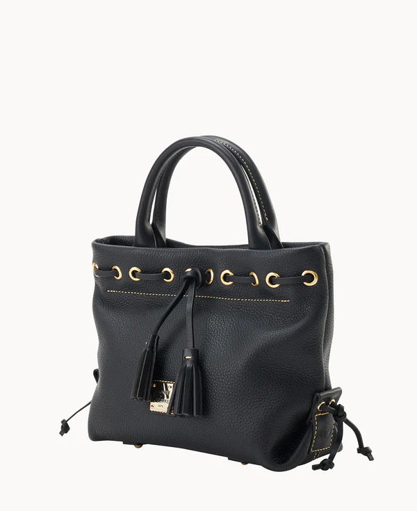 Pebble Grain Tassel Tote