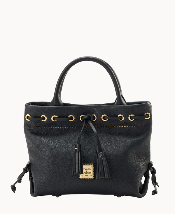 Pebble Grain Tassel Tote