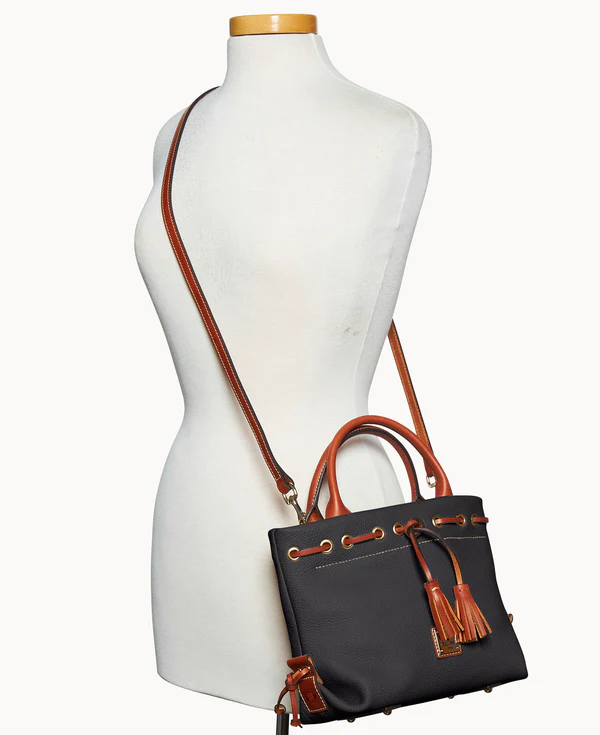 Pebble Grain Tassel Tote