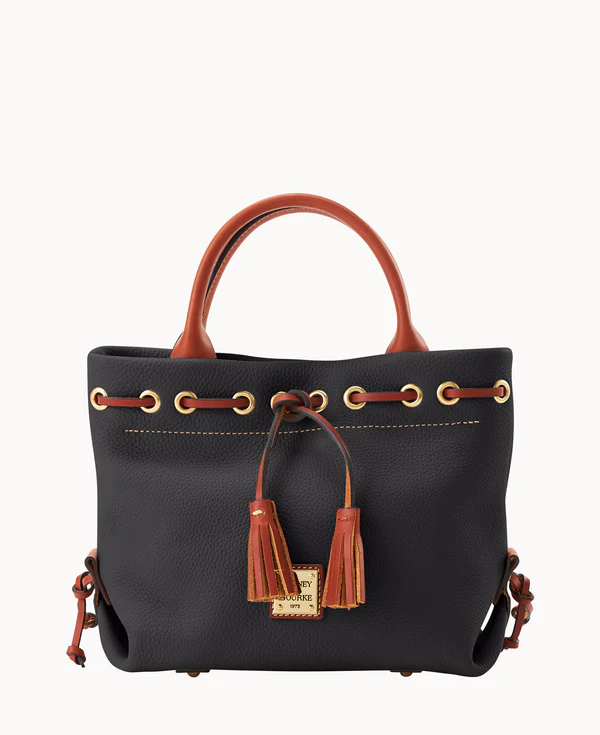 Pebble Grain Tassel Tote