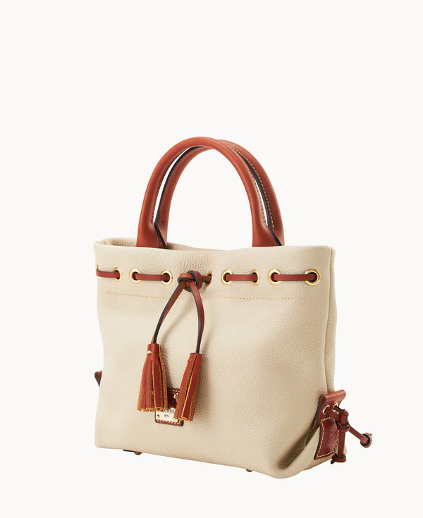 Pebble Grain Tassel Tote