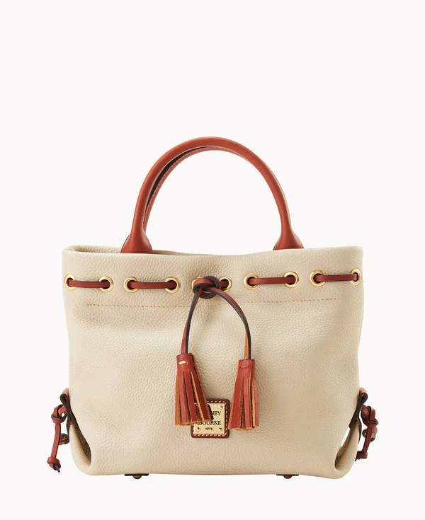 Pebble Grain Tassel Tote